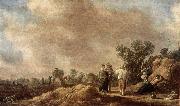 Jan van Goyen Haymaking. oil painting on canvas